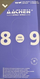 Boîte de 100 gants Nitrile bleus taille L