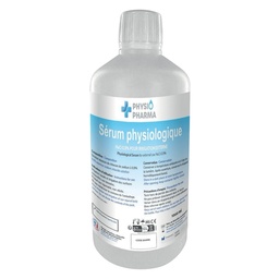 Sérum Physiologique flacons de 1l carton de 12